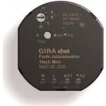 Atuador de estore/persiana via rádio GIRA Mini 542700