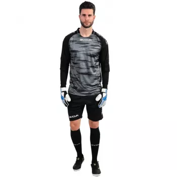 Conjunto de guarda-redes Givova Difesa cinzento/preto KITP10 2310 tamanho S