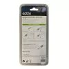 GIZZU Cabo de segurança com fecho de combinação Nano 1,8 m - 4 dígitos ajustáveis, aço entrançado, para dispositivos com slot Kensington Nano (Preto/Prata)