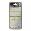 Cabo de segurança T-Bar GIZZU 1,8 m para portátil com compatibilidade Master-Key - fecho de segurança com chave para slot Kensington, aço entrançado, Preto