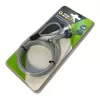 Cabo de segurança com fecho de cunha GIZZU 1,8 m com 2 chaves para dispositivos com slot Noble-Wedge - Preto