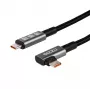 Gizzu Cabo Type-C angular 100W 10Gbps 1 m