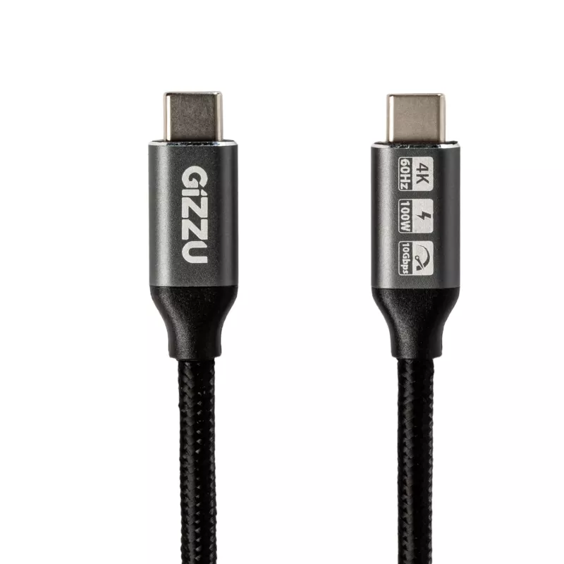 GIZZU Cabo USB-C 100W 10Gbps 2m