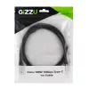Cabo GIZZU USB-C para USB-C 100W 10Gbps 1m Preto