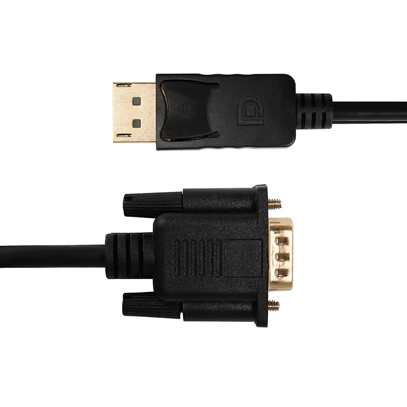 Cabo Gizzu DisplayPort para VGA 1080P 1,8 m Poly