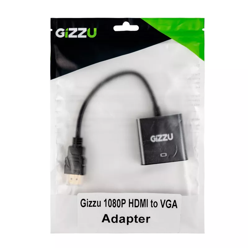 Adaptador HDMI para VGA Gizzu 1080P Poly