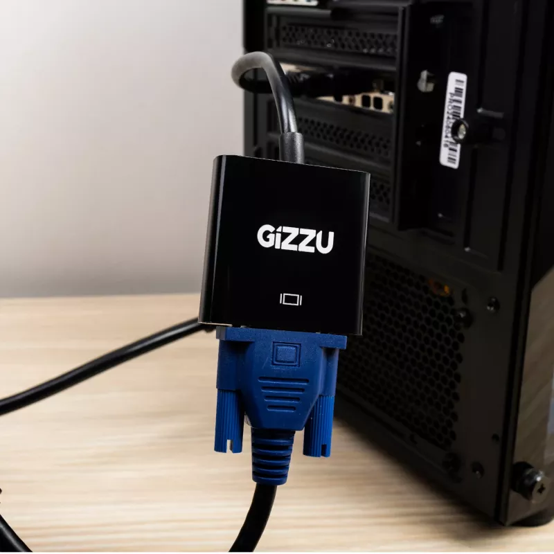 Adaptador HDMI para VGA Gizzu 1080P Poly