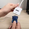 Adaptador Gizzu 1080P HDMI para VGA com áudio