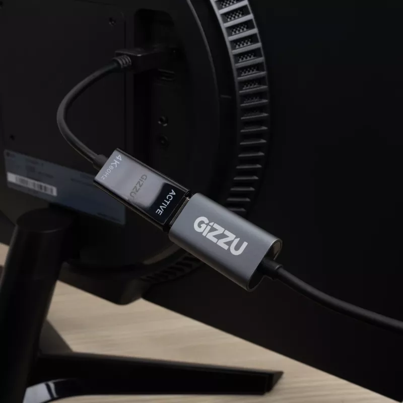 Gizzu Adaptador VGA para HDMI 1080P com áudio