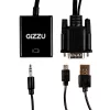 Gizzu Adaptador VGA para HDMI 1080P com áudio