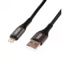 Cabo GIZZU USB para Lightning 12W 2 m – carregamento rápido e sincronização com certificação MFi