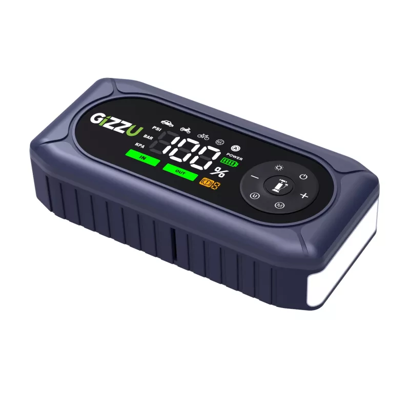 Gizzu Auxiliar de arranque e compressor de ar 4-in-1