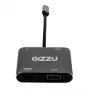 Hub Gizzu 4-em-1 Type-C para HDMI/VGA/USB3.0