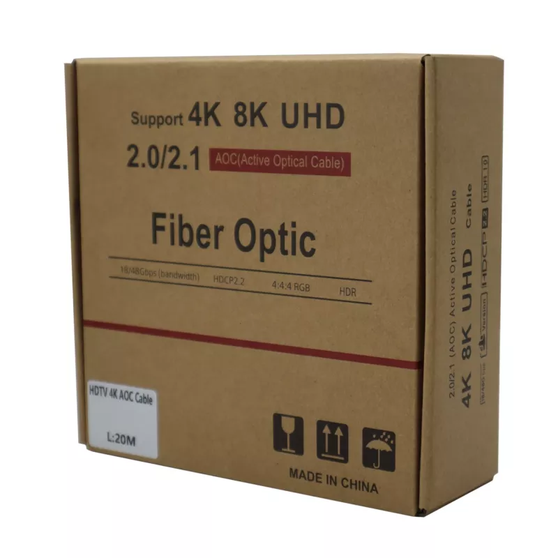 Cabo HDMI de fibra ótica ativo 4K GIZZU 20m