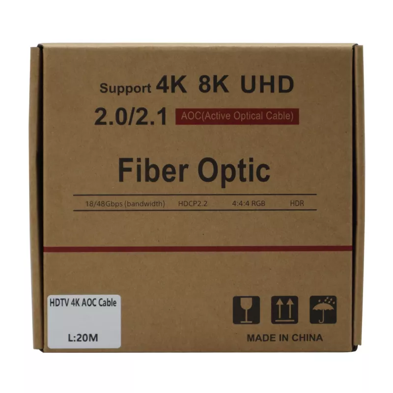 Cabo HDMI de fibra ótica ativo 4K GIZZU 20m