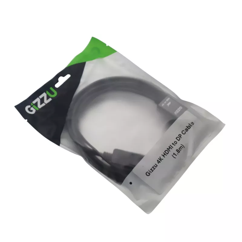 Gizzu Cabo conversor ativo HDMI para DisplayPort 4K 1,8 m preto