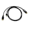 Gizzu Cabo conversor ativo HDMI para DisplayPort 4K 1,8 m preto