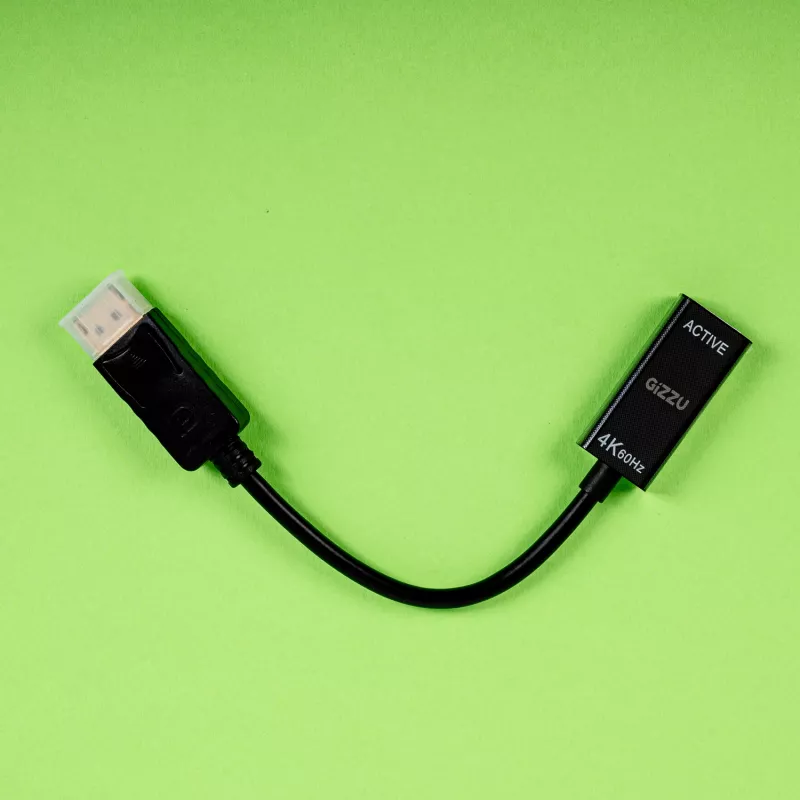 Adaptador ativo Gizzu DisplayPort para HDMI 4K60Hz