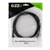 GIZZU Cabo USB-C para USB-C 60W 5Gbps 2m preto