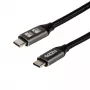 GIZZU Cabo USB-C para USB-C 60W 5Gbps 2m preto