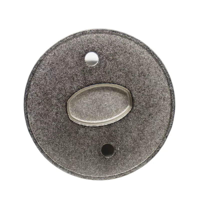 GIZZU Placa de segurança para portátil - Âncora de segurança universal para fechaduras Kensington, adesiva, liga de zinco, prateado