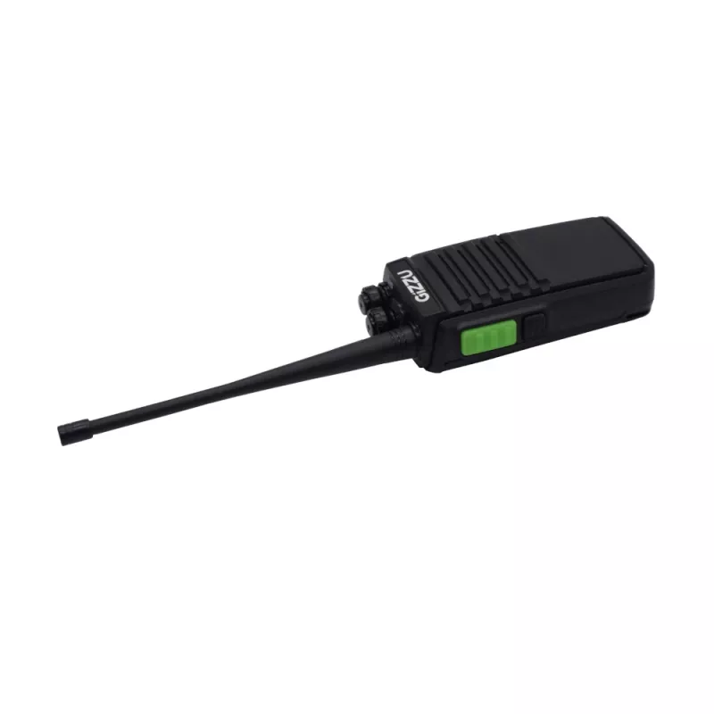 Conjunto de Walkie Talkies Gizzu Patrol PMR446 8 canais com VOX, Scan, Lanterna – Preto/Laranja (pack de 2)