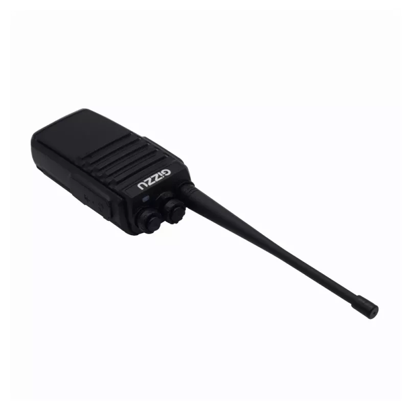 Conjunto de Walkie Talkies Gizzu Patrol PMR446 8 canais com VOX, Scan, Lanterna – Preto/Laranja (pack de 2)