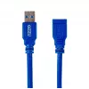Gizzu Cabo de extensão USB 3.0 2m – 5Gbps, ficha para conector fêmea, preto