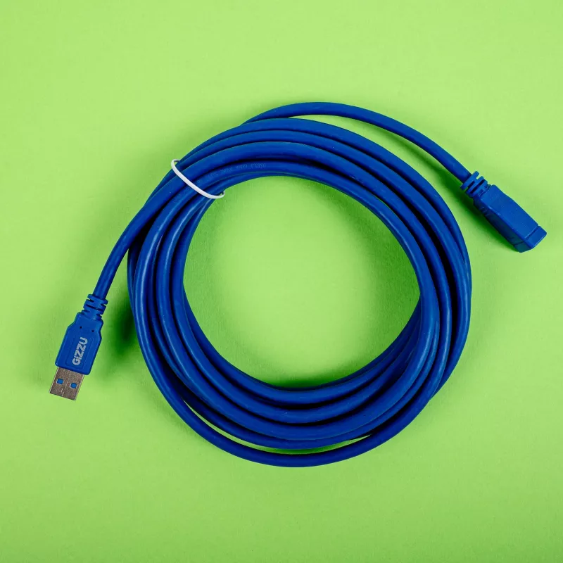 Cabo de extensão USB 3.0 Gizzu 5m - Azul