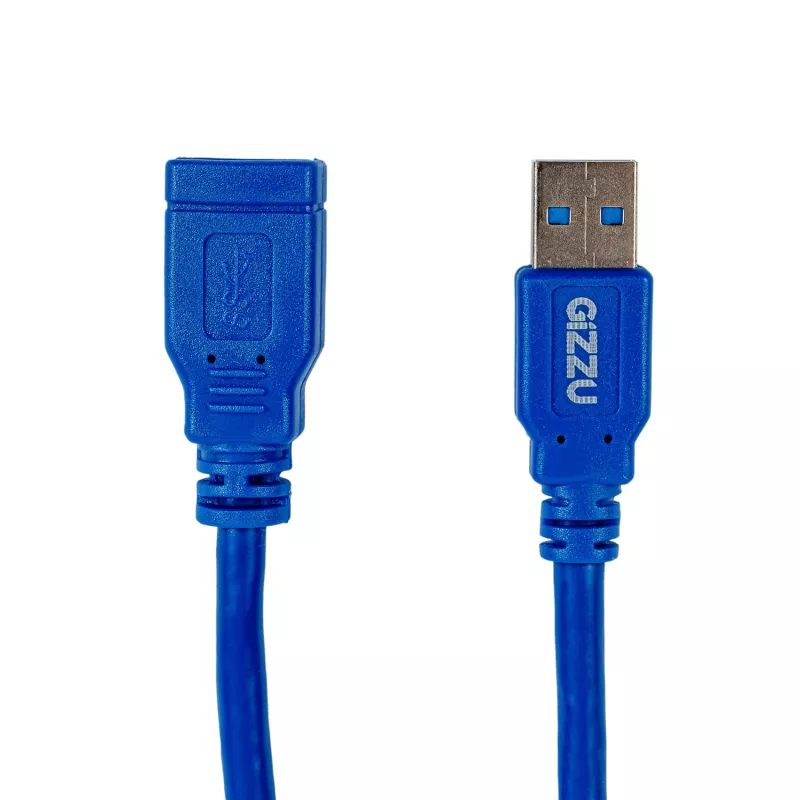 Cabo de extensão USB 3.0 Gizzu 5m - Azul