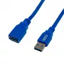 Cabo de extensão USB 3.0 Gizzu 5m - Azul