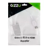 Gizzu Adaptador USB 3.0 para HDMI - saída de vídeo Full HD 1080p, preto