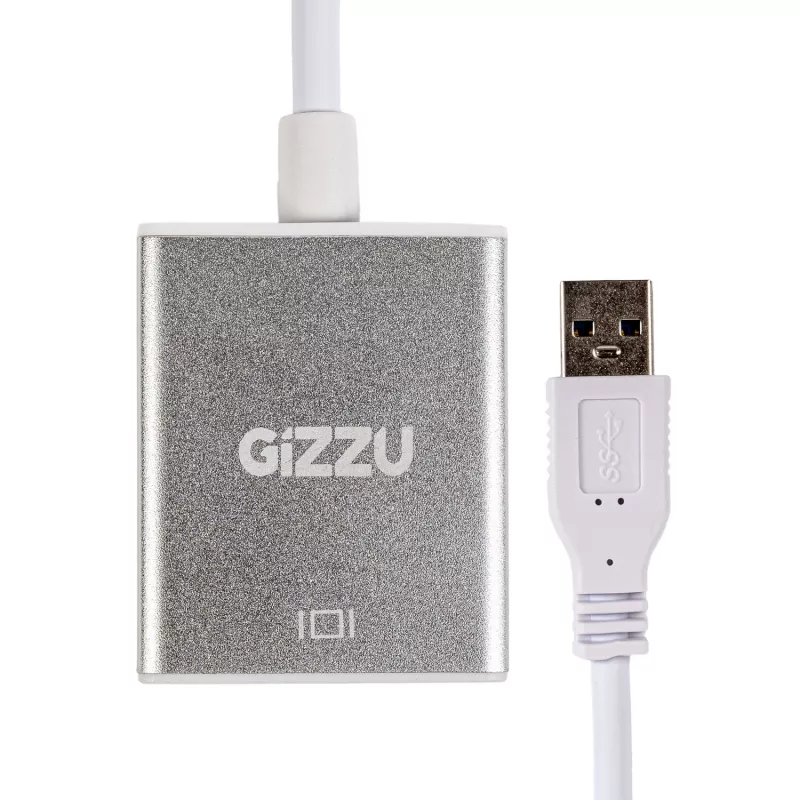 Gizzu Adaptador USB 3.0 para HDMI - saída de vídeo Full HD 1080p, preto