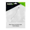 Adaptador de áudio Gizzu USB Type-C para 3,5 mm AUX - branco