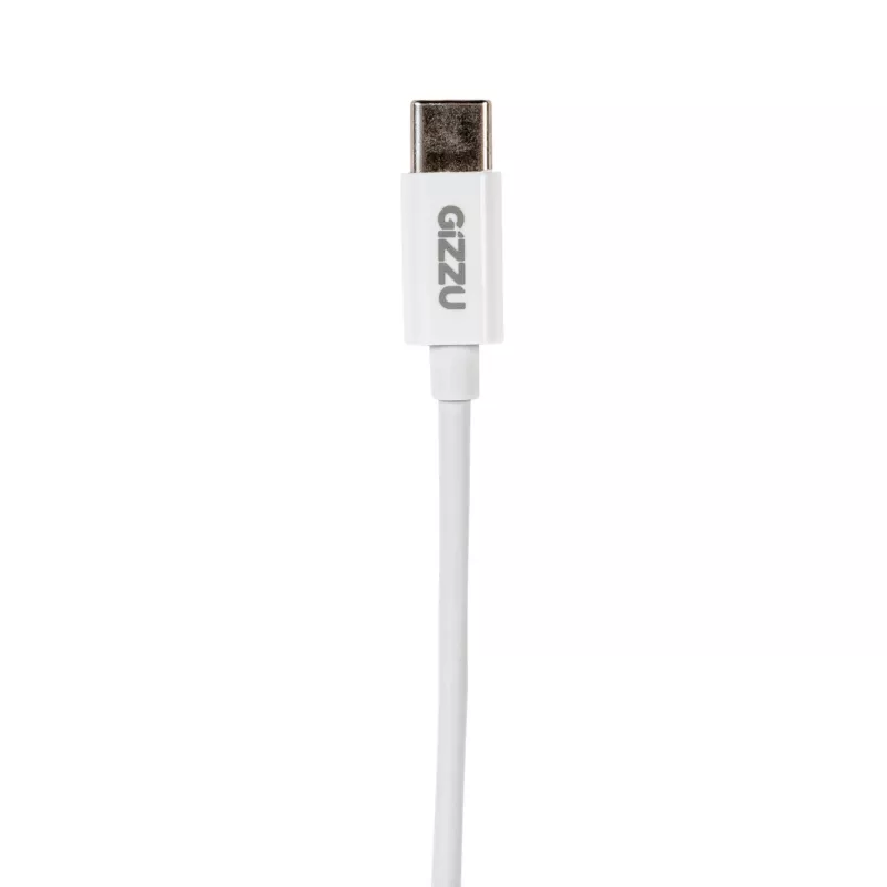 Adaptador de áudio Gizzu USB Type-C para 3,5 mm AUX - branco