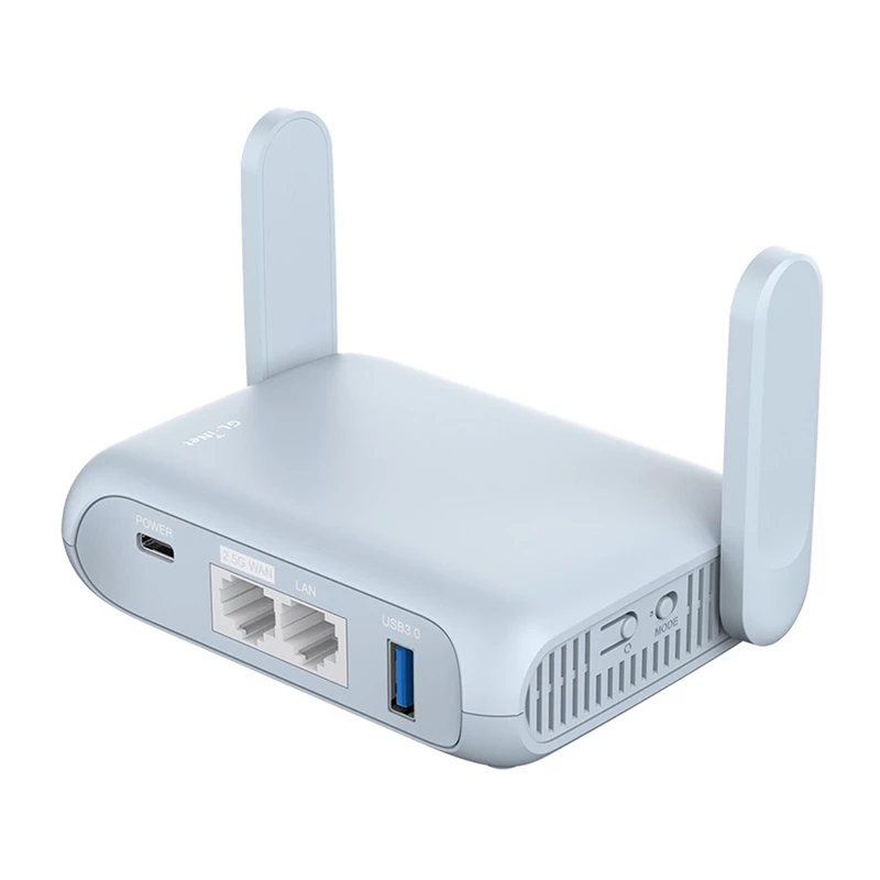 GL.iNet Beryl AX GL-MT3000 router de viagem Wi-Fi 6 de bolso, AX3000 dual-band, WAN 2,5G, LAN 1G, USB 3.0, OpenWrt, VPN, WireGuard, OpenVPN, WPA3, AdGuard Home