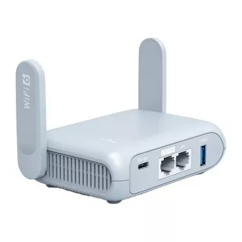GL.iNet Beryl AX GL-MT3000 router de viagem Wi-Fi 6 de bolso, AX3000 dual-band, WAN 2,5G, LAN 1G, USB 3.0, OpenWrt, VPN, WireGuard, OpenVPN, WPA3, AdGuard Home