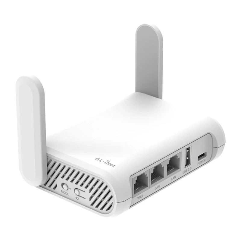 GL.iNet Opal Router Wi-Fi 5 AC1200 Dual-Band Gigabit OpenWrt USB 2.0 Cliente/Servidor VPN