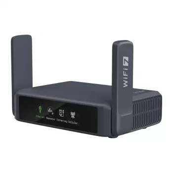 Router WLAN Gigabit dual-band GL.iNet Slate 7 AC750 com OpenWrt, USB 2.0, slot MicroSD, suporte VPN