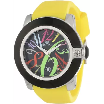 Relógio de pulso de mulher GLAM ROCK GR32036 Cronógrafo de quartzo suíço 44mm Silicone preto