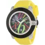 Relógio de pulso de mulher GLAM ROCK GR32036 Cronógrafo de quartzo suíço 44mm Silicone preto