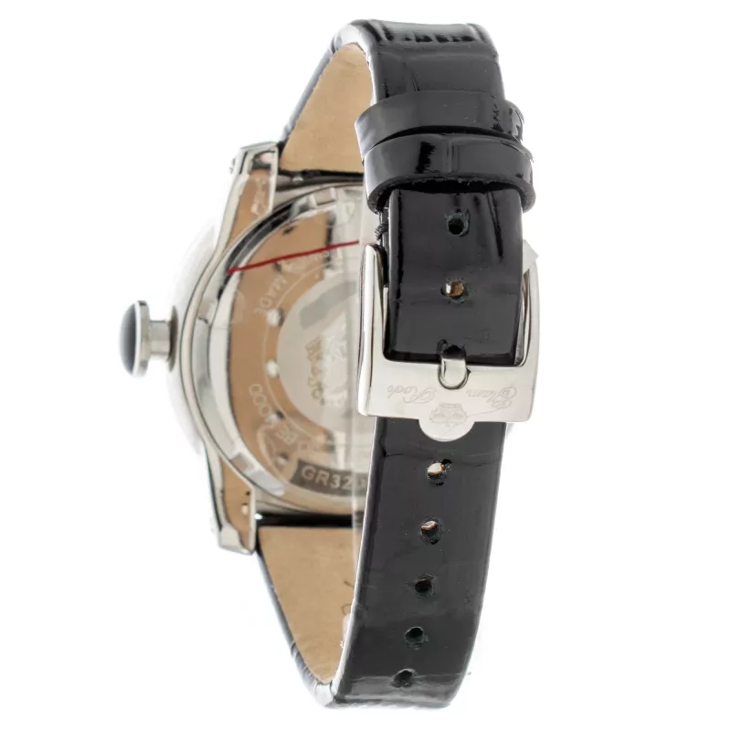 GLAM ROCK GR32083 Relógio de Senhora 44mm pele branca