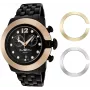 Relógio de pulso de quartzo suíço de homem GLAM ROCK GR32183 44 mm silicone preto