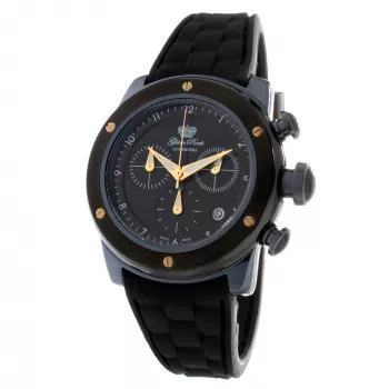 GLAM ROCK GR50112 Miami relógio cronógrafo de quartzo suíço de mulher 42mm silicone preto