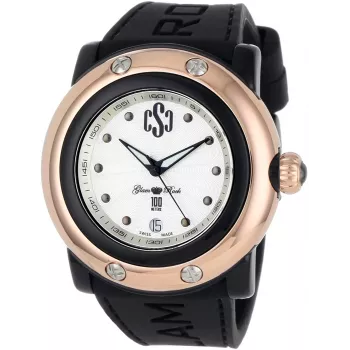 Relógio de cerâmica GLAM ROCK GR62019 mulher 46mm quartzo suíço branco