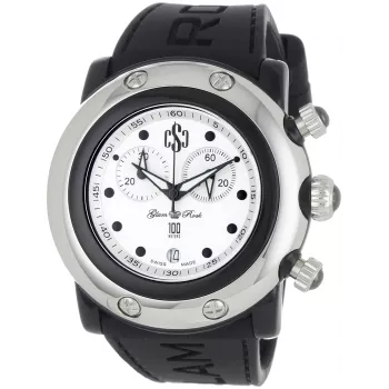 Relógio cronógrafo de quartzo suíço unissexo GLAM ROCK GR62116 46mm