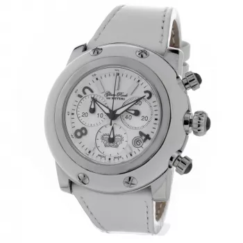 Relógio GLAM ROCK mulher GR10101W 46mm quartzo suíço branco silicone