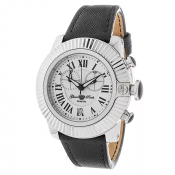Relógio GLAM ROCK mulher GR32107 44mm cronógrafo de quartzo suíço branco silicone