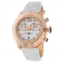 Relógio de mulher GLAM ROCK quartzo GR32166R 44 mm pulseira de silicone branca