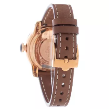 Relógio de mulher GLAM ROCK GR31007D 40mm quartzo suíço aço inoxidável mostrador de madrepérola branca pulseira de pele branca